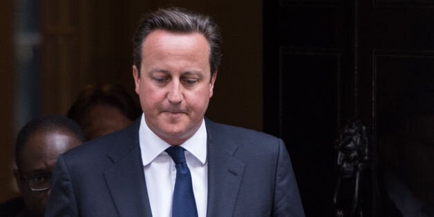 Prime Minister David Cameron leaves 10 Downing Street in London, ahead this afternoon's debate on Syria in the House of Commons.