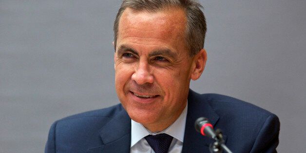 FILE PHOTO: Mark Carney, chairman of the Financial Stability Board (FSB), speaks during a news conference at the Bank for International Settlements (BIS) in Basel, Switzerland, on Tuesday, June 25, 2013. Carney's first six weeks as Bank of England governor will test his ability to turn activist rhetoric into policy reality as he seeks to accelerate the struggling U.K. economy to what he calls 'escape velocity.' Photographer: Gianluca Colla/Bloomberg via Getty Images