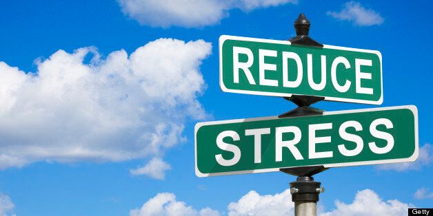 Reduce Stress Street Sign