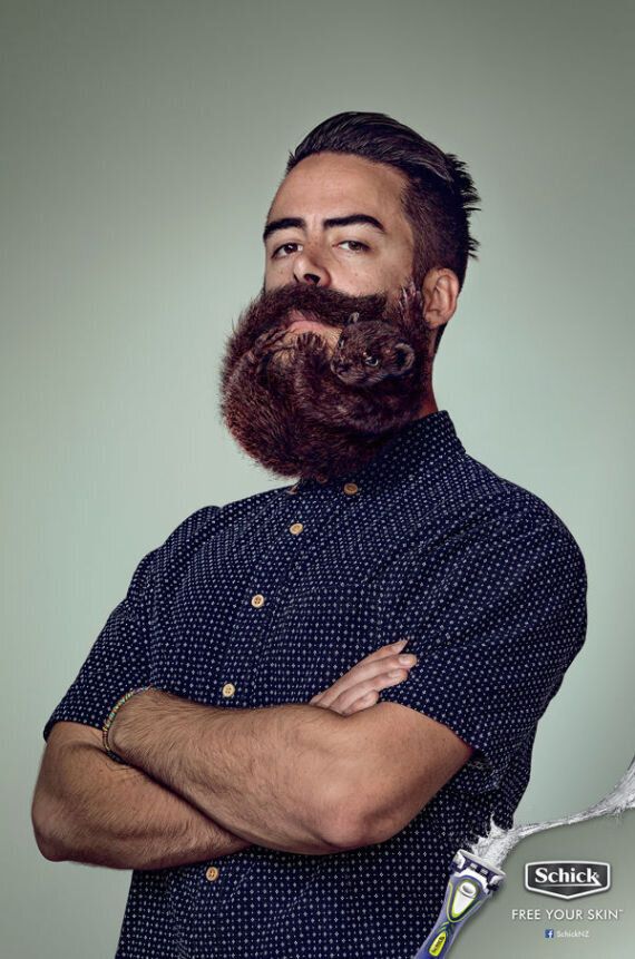 hipster guy hair with beard