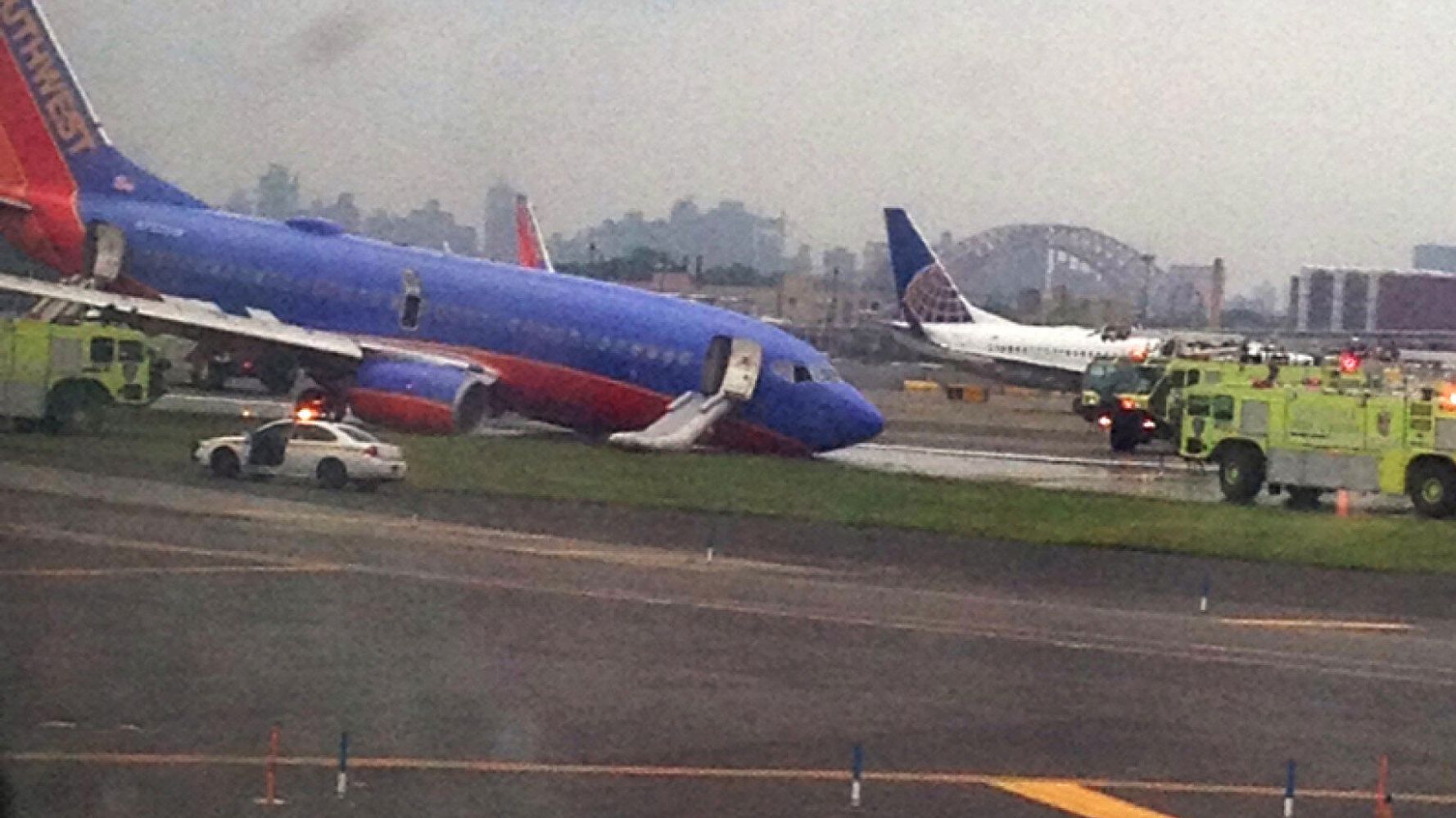 Plane Crash At New York's LaGuardia Airport Injures 10 People