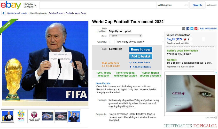 BREAKING: World Cup 2022 Now For Sale On eBay | HuffPost UK