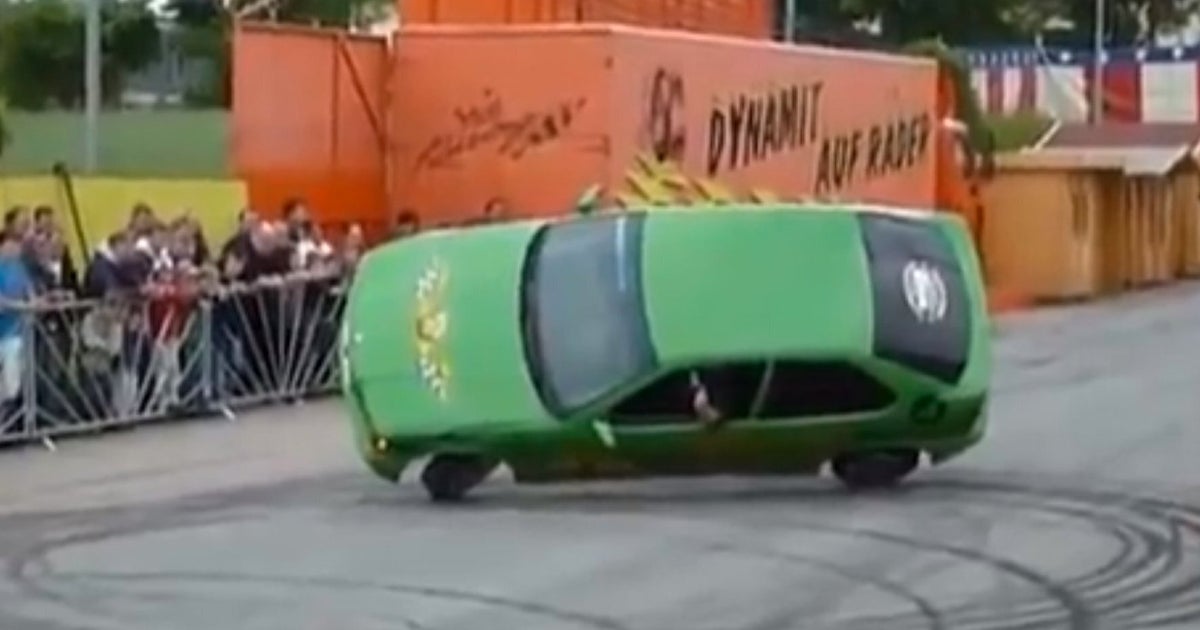 WATCH The Best Video Of A Car Driving On Two Wheels That You'll See
