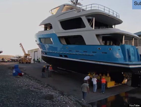 million dollar yacht sinks