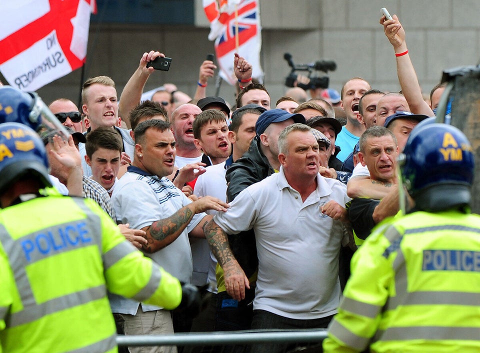 EDL march in Birmingham