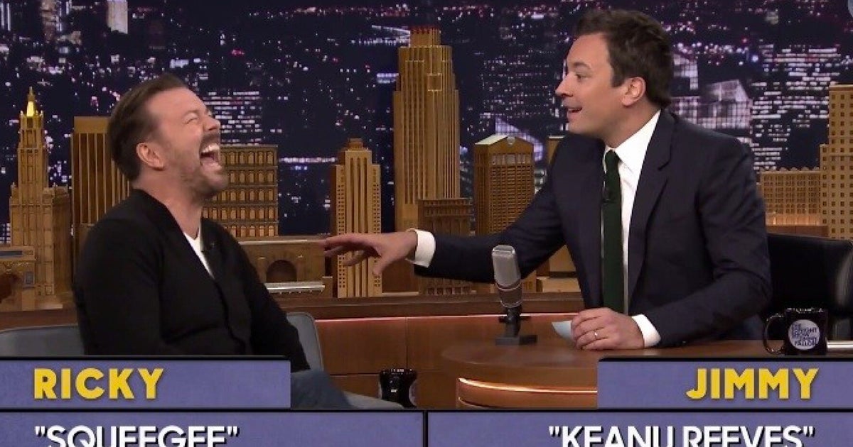 Ricky Gervais Plays Brilliant Game Of 'Word Sneak' With Tonight Show