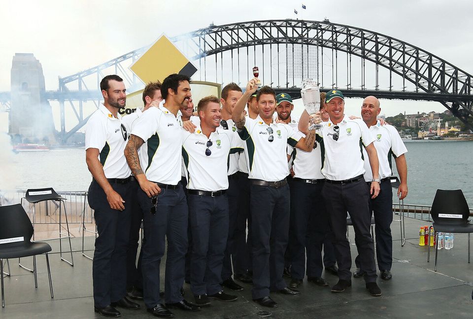 Australian Ashes Team Celebrations