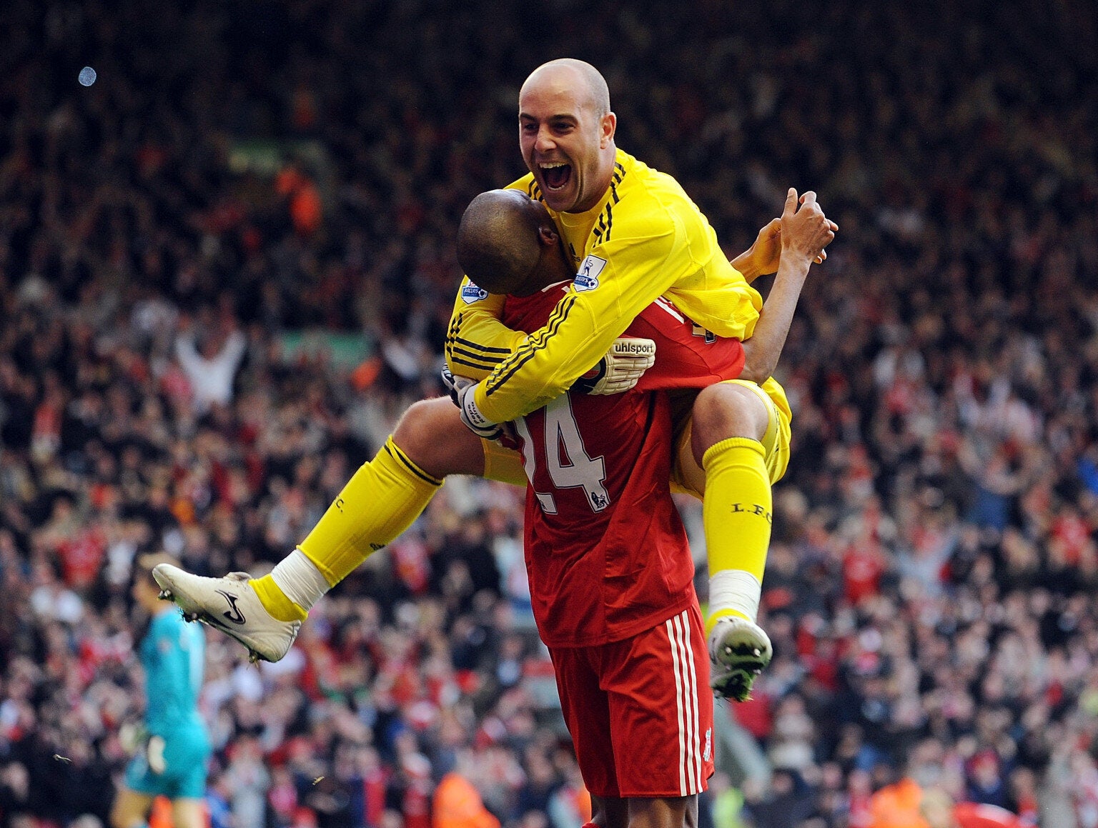 MicroStars: PEPE REINA LIVERPOOL Base ORO, GOLD MS.14 