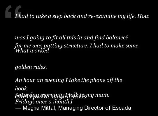 My Life: Megha Mittal, Managing Director Of Escada