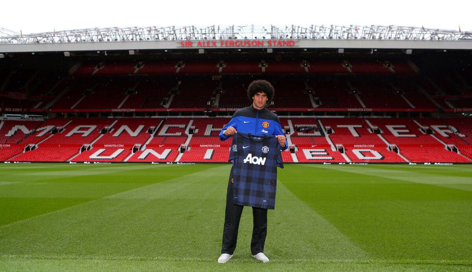 Soccer - Barclays Premier League - Manchester United Press Conference - Marouane Fellaini Unveiling - Old Trafford