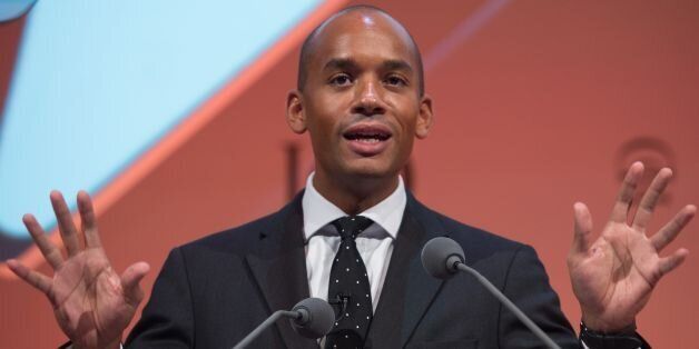 Shadow Business Secretary Chuka Umunna addresses the Institute of Directors (IoD) annual conference at the Royal Albert Hall in London.