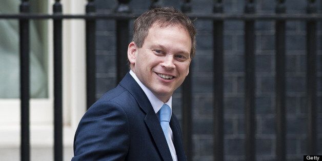 British Grant Shapps, the Minister without Portfolio, leaves 10 Downing Street in London on June 26, 2013, after attending a cabinet meeting. AFP PHOTO/WILL OLIVER (Photo credit should read WILL OLIVER/AFP/Getty Images)