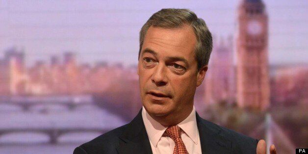 Leader of the UK Independence Party Nigel Farage