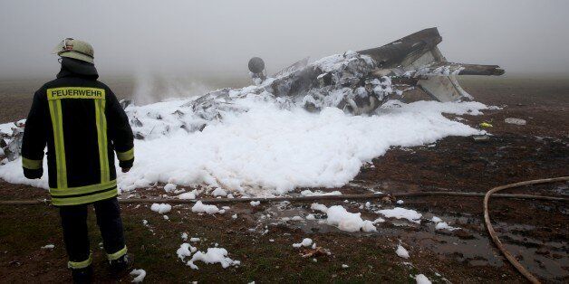 The plane crashed near the western city of Trier in Germany