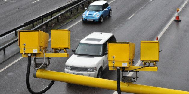 Speed cameras on the A12, in Essex.