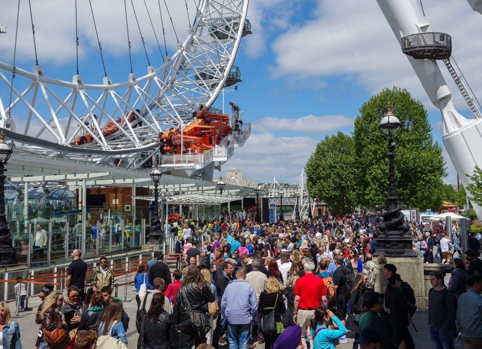 You've queued for hours to go to on the London Eye