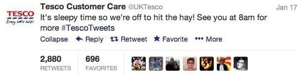 Tesco horsed around 