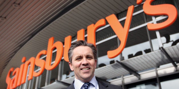 LONDON, ENGLAND - MARCH 04: CEO of Sainsbury's Justin King prepares to greet South African President Jacob Zuma to a store in North Greenwich on March 4, 2010 in London, England. (Photo by Dan Kitwood/Getty Images)