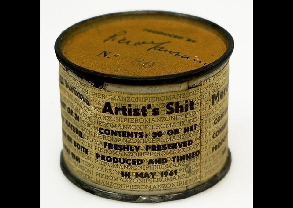 Piero Manzoni Poops In A Can