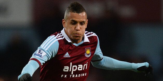 LONDON, ENGLAND - NOVEMBER 23: Ravel Morrison of West Ham in action during the Barclays Premier League match between West Ham United and Chelsea at Boleyn Ground on November 23, 2013 in London, England. (Photo by Mike Hewitt/Getty Images)