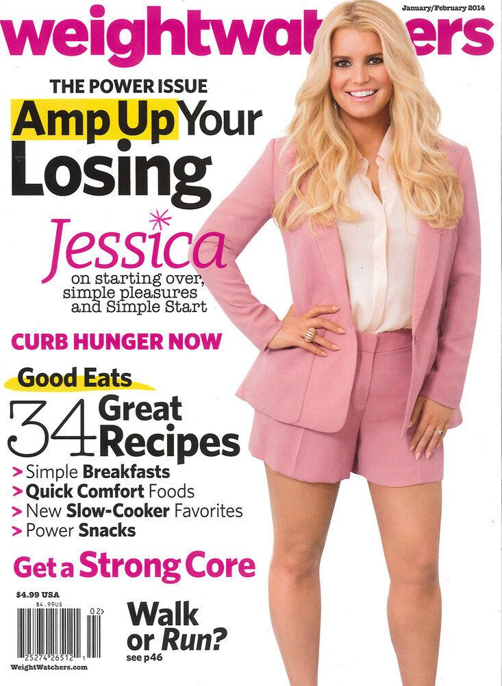 Plenty of magazine covers about her amazing weight loss