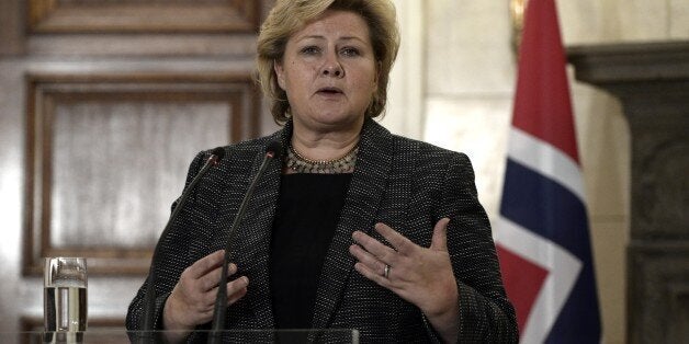 Norway's Prime Minister Erna Solberg