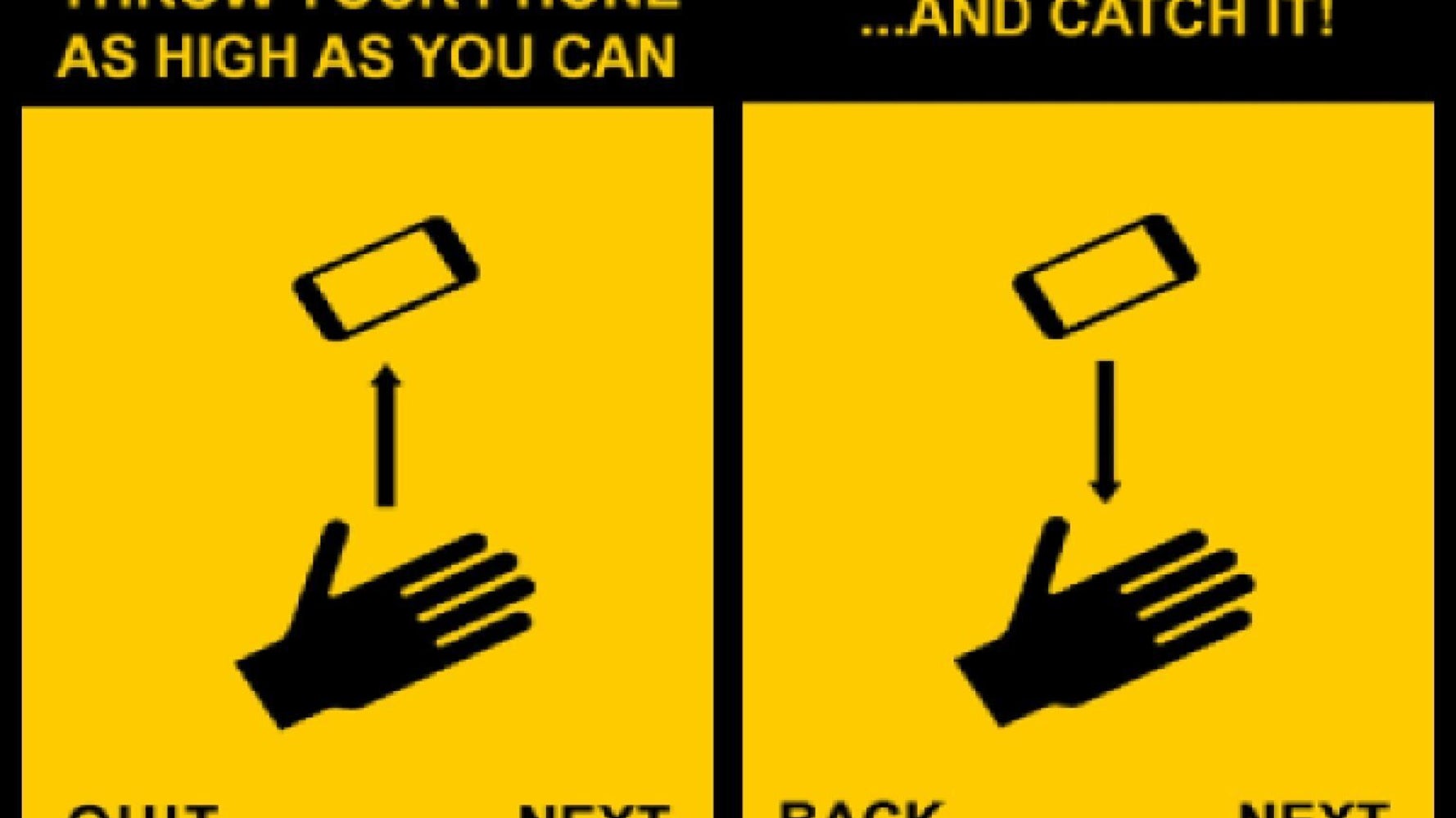 'Send Me to Heaven' Throw Your Phone For Points With This Crazy App