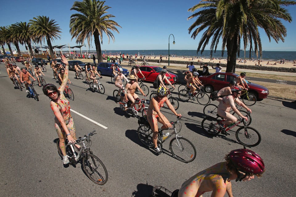 World Naked Bike Ride Melbourne