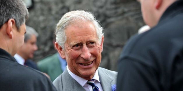 The Prince of Wales during his visit to the Glenmorangie Distillery in Tain.