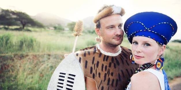 Alex Pelling and Lisa Gant's Zulu wedding