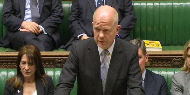 Foreign Secretary William Hague gives a statement in the House of Commons about the crisis in Iraq.