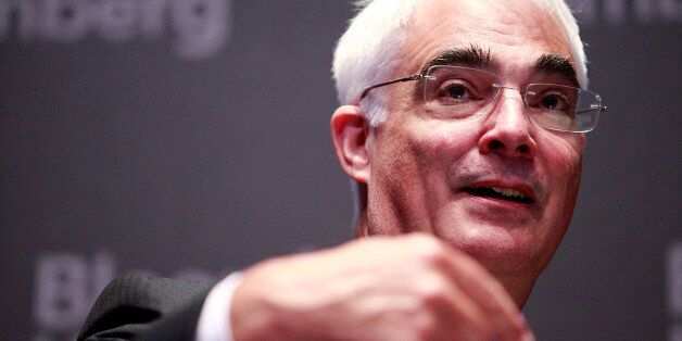 Alistair Darling, former U.K. chancellor of the exchequer, gestures during the Sovereign Debt Briefing conference in London, U.K., on Thursday, June 24, 2010.The euro-region will expand by 1.1 percent this year and 1.5 percent in 2011, after falling 4.1 percent last year, median forecasts show. Photographer: Jason Alden/Bloomberg via Getty Images