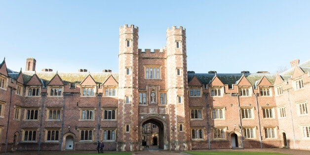 CAMBRIDGE, CAMBRIDGESHIRE - JANUARY 07: General views of St John's College, Cambridge University where Prince William, Duke of Cambridge arrived for his first day to study Agricultural Management on January 7, 2014 in Cambridge, Cambridgeshire. (Photo by Mark Cuthbert/UK Press via Getty Images)