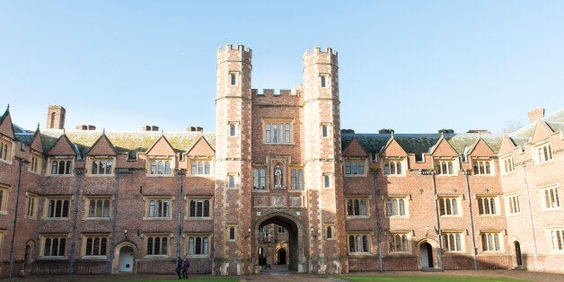 CAMBRIDGE, CAMBRIDGESHIRE - JANUARY 07: General views of St John's College, Cambridge University where Prince William, Duke of Cambridge arrived for his first day to study Agricultural Management on January 7, 2014 in Cambridge, Cambridgeshire. (Photo by Mark Cuthbert/UK Press via Getty Images)