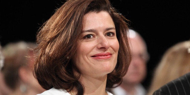 Miriam Gonzales Durantez watches her husband, Deputy Prime Minister and leader of the Liberal Democrats, Nick Clegg deliver his keynote speech to the Liberal Democrat Annual Conference in Brighton.