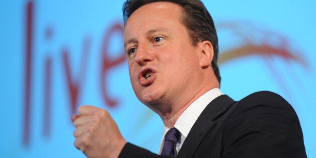 Prime Minister David Cameron speaks to civil servants at the Civil Service Live conference at the London Olympia Exhibition Centre.