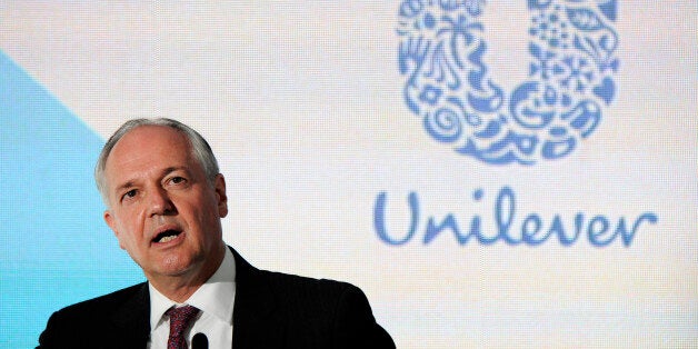 Paul Polman, chief executive officer of Unilever Plc, speaks at the opening of Four Acres, the company's first leadership development center outside the U.K., in Singapore, on Friday, June 28, 2013. Unilever sees a larger share of revenue coming form emerging markets. Photographer: Munshi Ahmed/Bloomberg via Getty Images