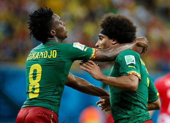 Cameroon 0-4 Croatia: Benoit Assou Ekotto Headbutts Benjamin Moukandjo  (Gif) | HuffPost UK Sport