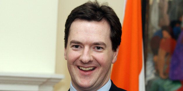 Chancellor George Osborne, during a signing ceremony at 11 Downing Street.