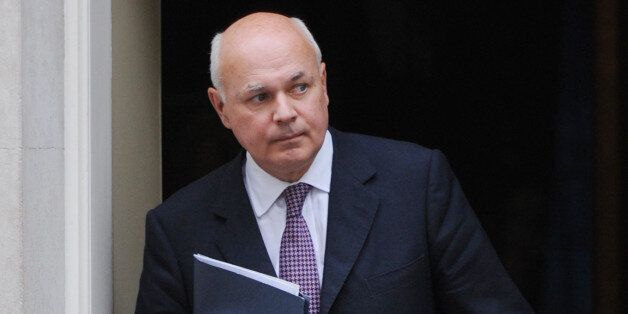 Work and Pensions Secretary Iain Duncan Smith leaves 10 Downing Street, London, after attending a cabinet meeting. PRESS ASSOCIATION Photo. Picture date: Thursday August 11, 2011. Prime Minister David Cameron will come under renewed pressure today to reverse the Government's police cuts in the wake of riots sweeping the country. The Home Secretary Theresa May yesterday defended the cuts, telling ITV News: