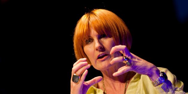 HAY-ON-WYE, UNITED KINGDOM - JUNE 09: Mary Portas attends the Hay Festival on June 9, 2012 in Hay-on-Wye, Wales. (Photo by David Levenson/Getty Images)