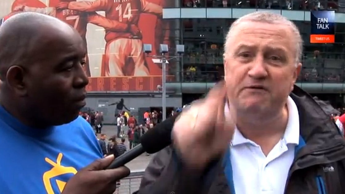 angry arsenal fan