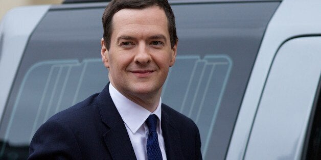 Britain's Chancellor of the Exchequer, George Osborne, arrives at Lancaster House for a UK/China Financial Forum in London on June 18, 2014. AFP PHOTO / ANDREW COWIE (Photo credit should read ANDREW COWIE/AFP/Getty Images)