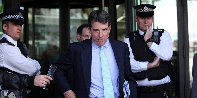 Robert 'Bob' Diamond, former chief executive officer of Barclays Plc, leaves Portcullis House in London, U.K., on Wednesday, July 4, 2012. Diamond, who gave evidence to the Treasury Select Committee today, resigned as chief executive officer after regulators fined the bank 290 million pounds ($453 million) for attempting to rig the London interbank offered rate (Libor). Photographer: Chris Ratcliffe/Bloomberg via Getty Images