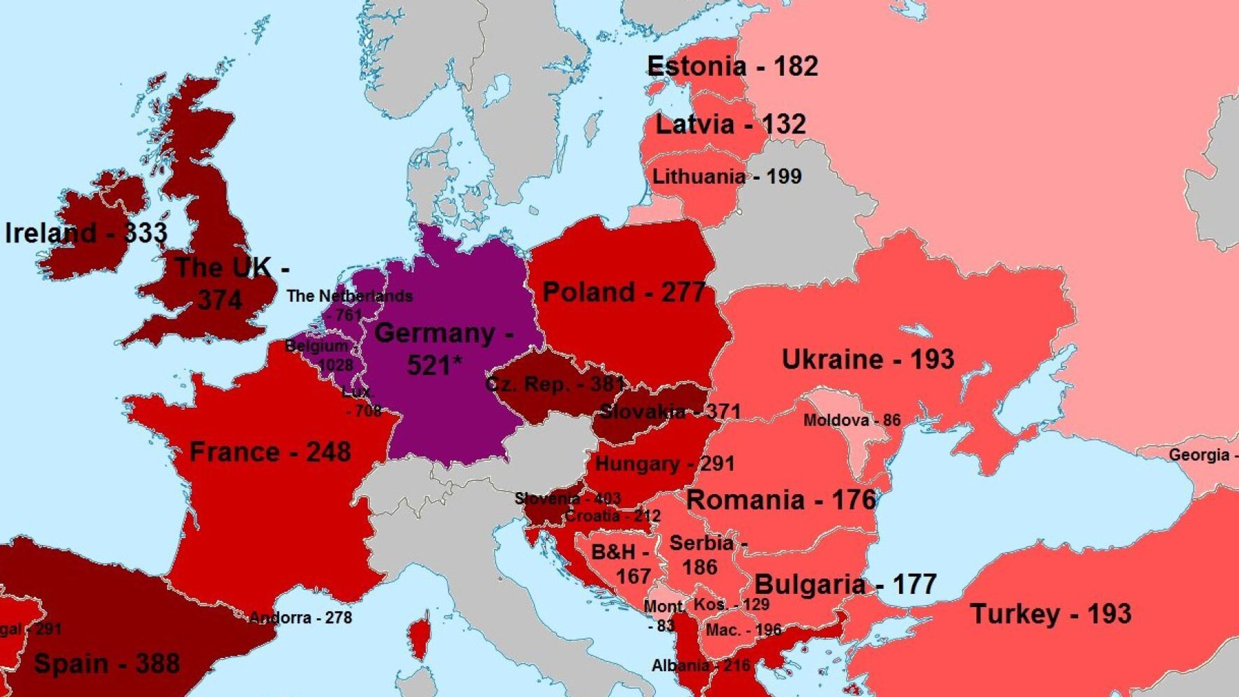 Map Reveals How Many Beers You Can Buy For The Minimum Wage Across ...