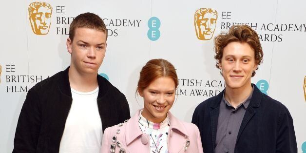 (Left to right) Will Poulter, Lea Seydoux and George MacKay at the BAFTA (British Academy of Film and Television Arts) press conference, to announce them as three of five nominees for the EE rising star award 2014, at the BAFTA building in central London.