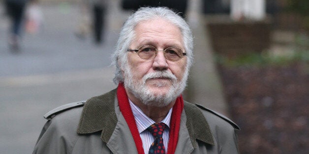 Radio presenter Dave Lee Travis arrives at Southwark Crown Court