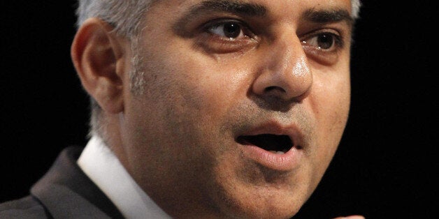 Sadiq Khan, Shadow Secretary of State for Justice addresses the Labour Party Conference at the Echo Arena in Liverpool.