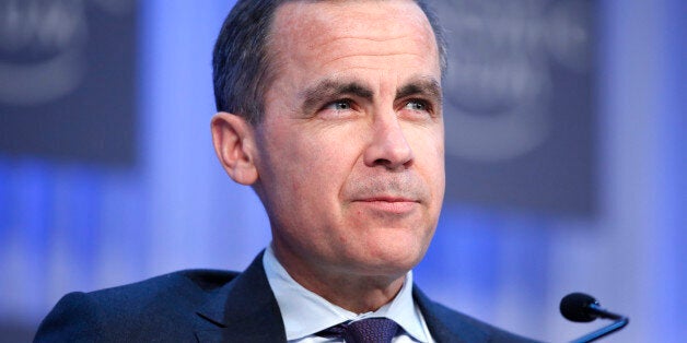 Mark J. Carney, governor of the central bank of Canada, listens during a session on the final day of the World Economic Forum (WEF) in Davos, Switzerland, on Saturday, Jan. 26, 2013. World leaders, influential executives, bankers and policy makers attend the 43rd annual meeting of the World Economic Forum in Davos, the five day event runs from Jan. 23-27. Photographer: Jason Alden/Bloomberg via Getty Images