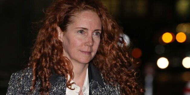 Rebekah Brooks leaves the Old Bailey in London, as the trial into phone hacking continues.